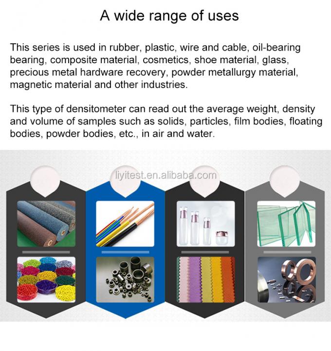 Ti&ecirc;u chuẩn ASTM JIS GB / T ISO M&aacute;y đo mật độ kỹ thuật số cầm tay 0