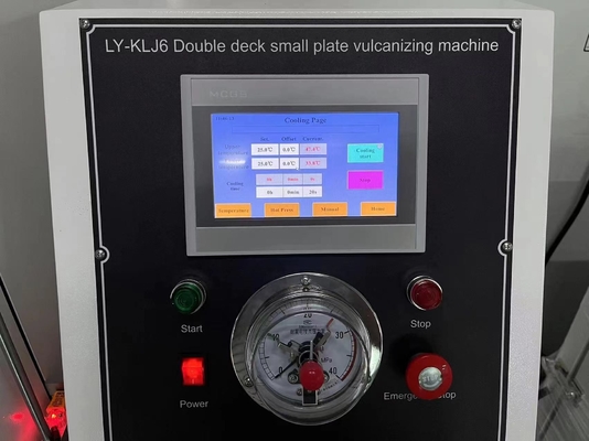 Máy ép nóng hai lớp nhỏ phẳng Vulcanizer cho nhựa
