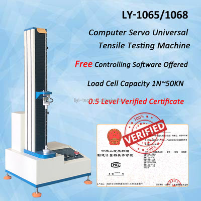 Universal Testing Machine with 500KG Max Load Capacity 220V/50HZ Power and IP56 Protection Class for Material Testing