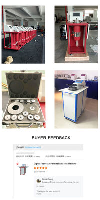 Liyi Phòng thí nghiệm dệt kim kỹ thuật số vải kiểm tra độ thấm khí